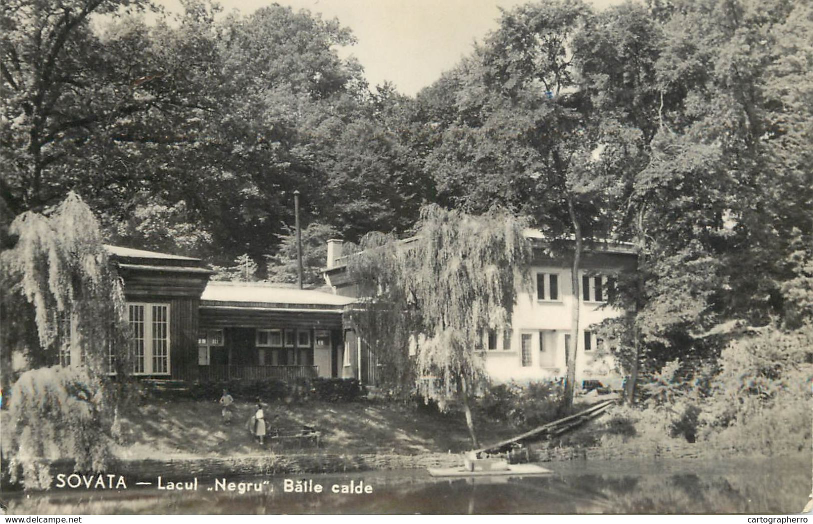 Postcard Romania Sovata Lacul Negru Baile Calde - Roumanie