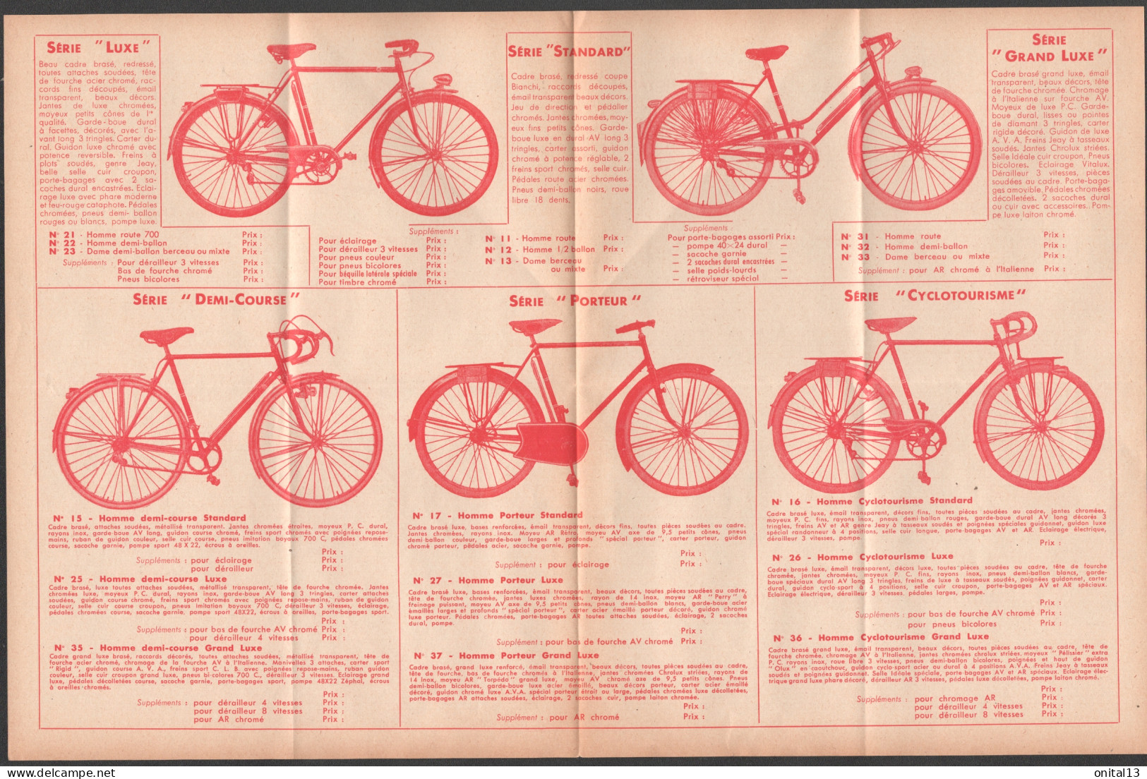 PUB 4 PAGES VELO GUILLER SA FONTENAY LE COMTE VENDEE / BICYCLETTE     F101 - Cyclisme