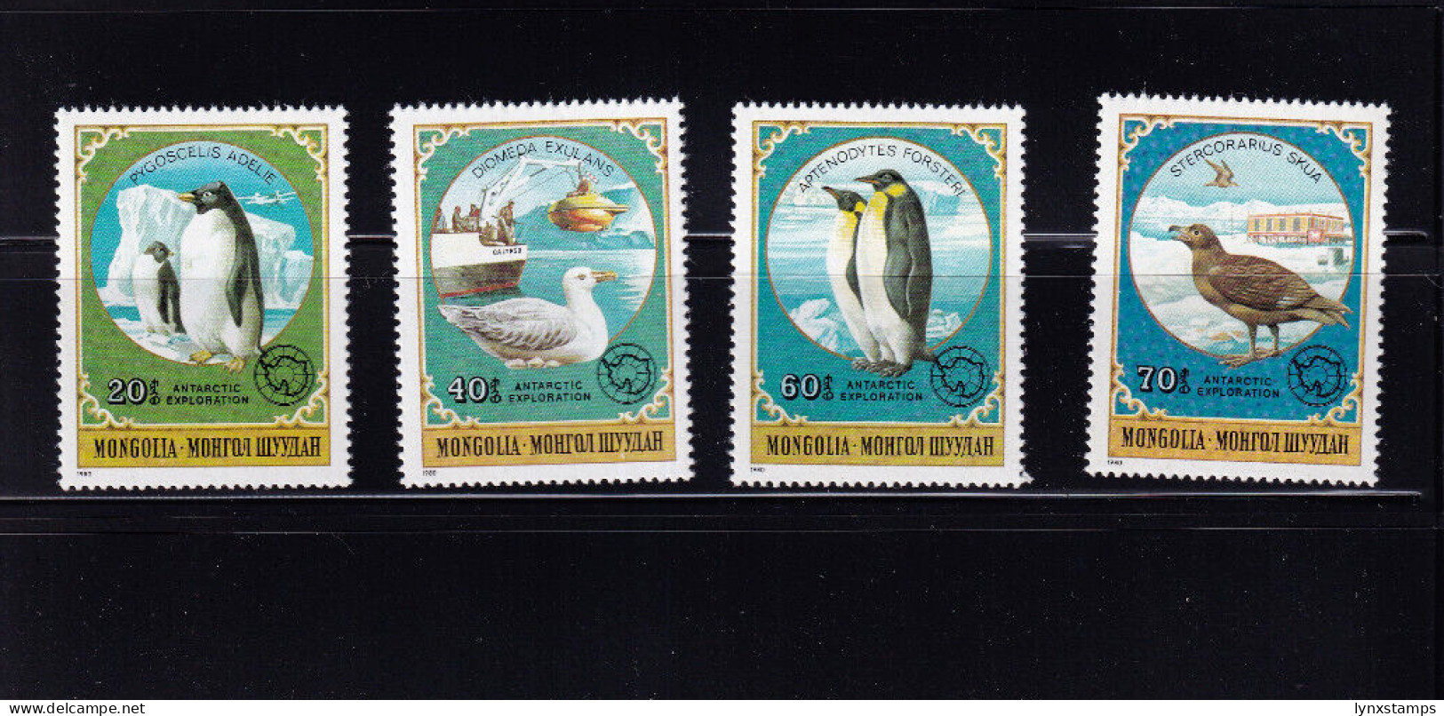 LI06 Mongolia 1980 Antarctic Exploration Mint Stamps - Mongolei