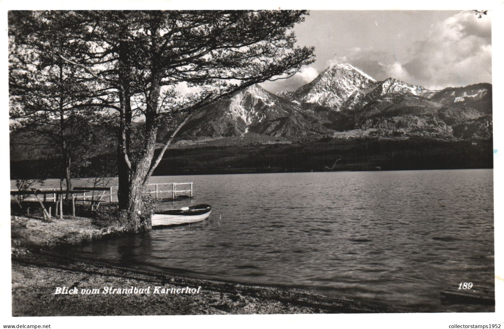 KARNERHOF, LILIENFELD, LOWER-AUSTRIA, LAKE, BOAT, MOUNTAIN, AUSTRIA, POSTCARD - Lilienfeld