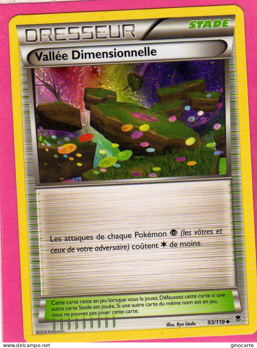 Carte Pokemon Francaise 2014 Xy Vigueur Spectrale 93/119 Vallee Dimentionnelle Neuve - XY