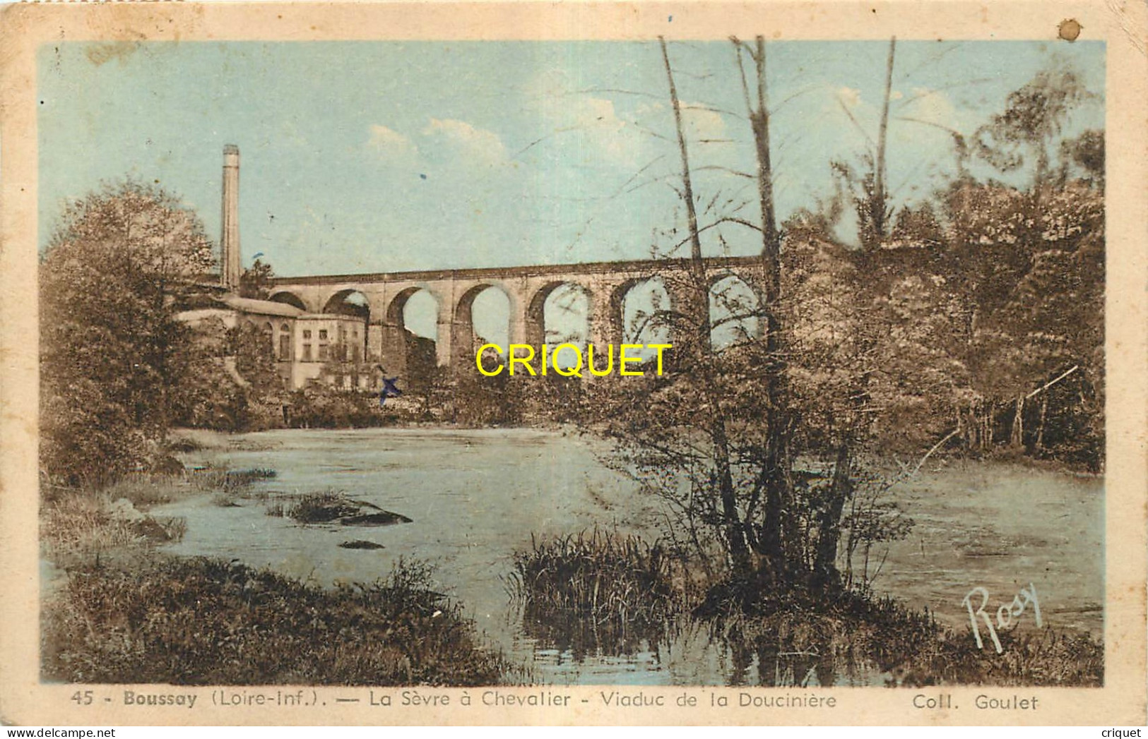 44 Boussay, La Sèvre à Chevalier, Viaduc De La Doucinière - Boussay