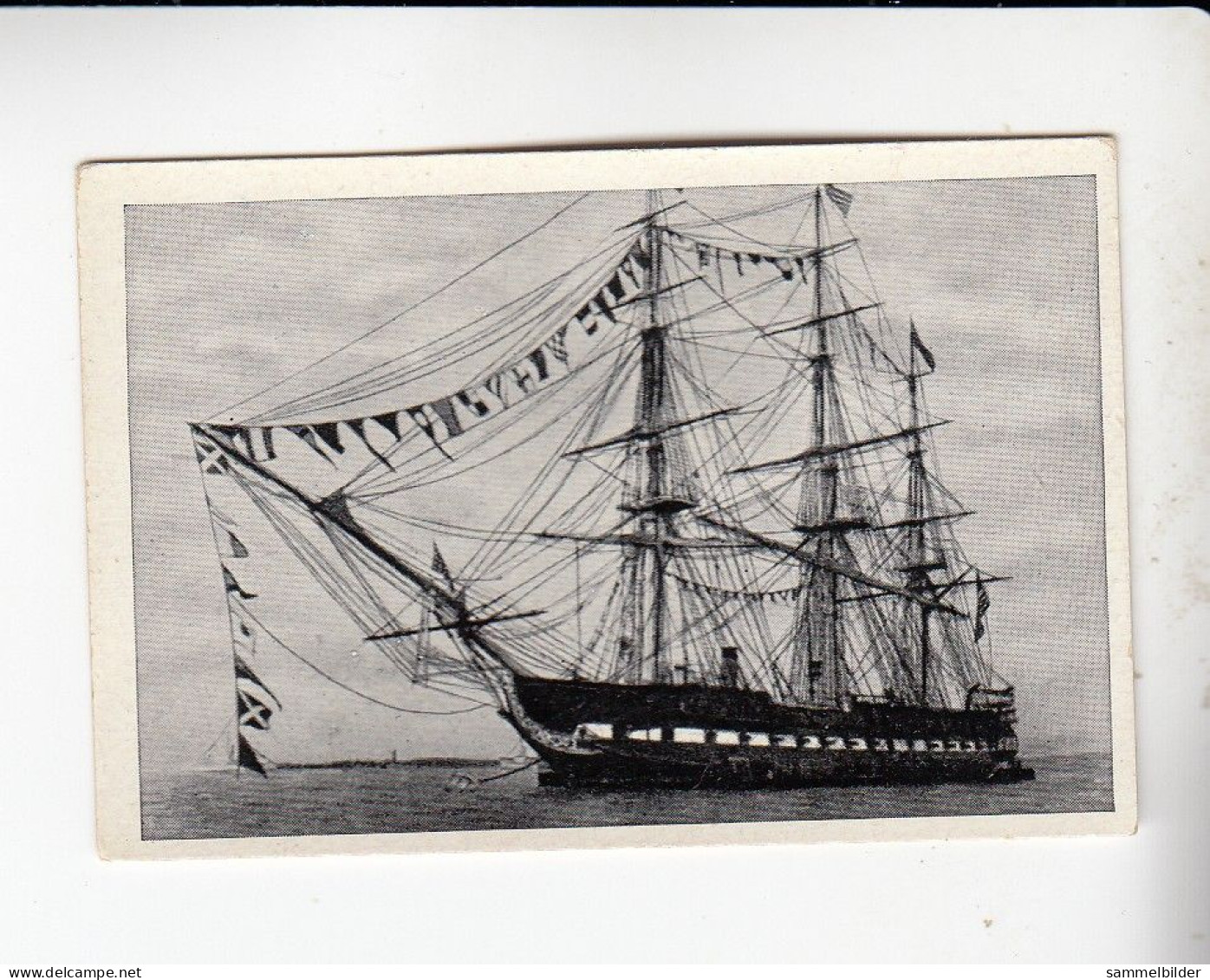 Mit Trumpf Durch Alle Welt Entwicklung Der Schiffahrt USS Constitution Schlachtschiff USA 1780   A Serie 4 #1 Von 1933 - Autres Marques