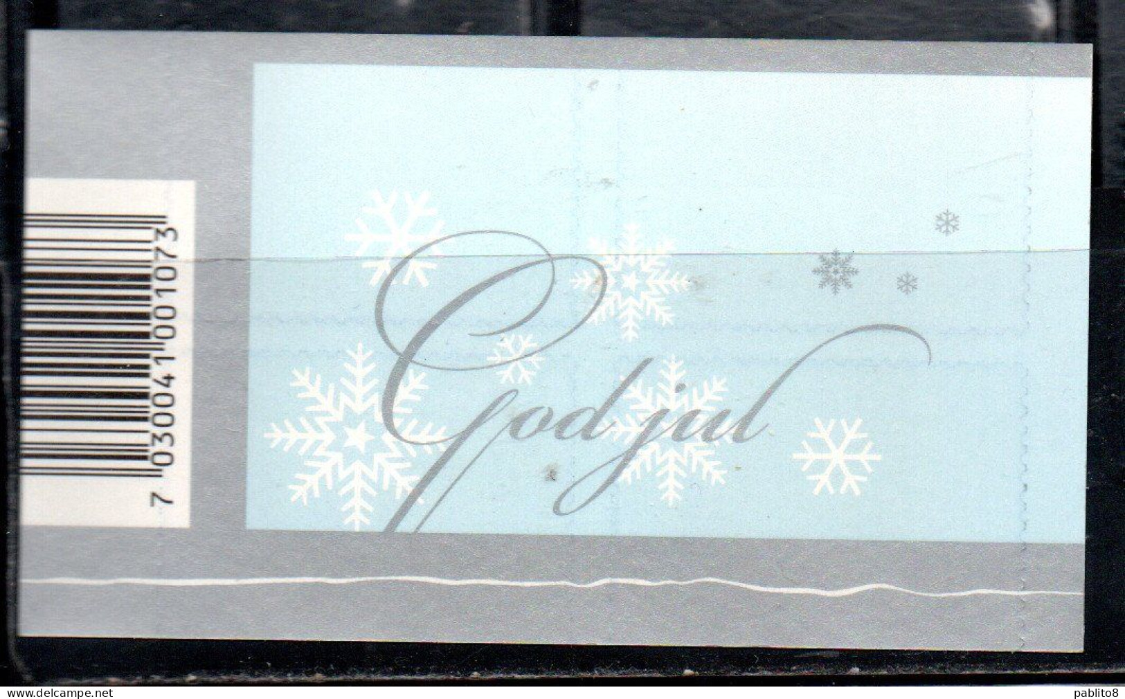 NORWAY NORGE NORVEGIA NORVEGE 2003 CHRISTMAS NATALE NOEL WEIHNACHTEN NAVIDAD FROM BOOKLET BLOCK MNH - Libretti