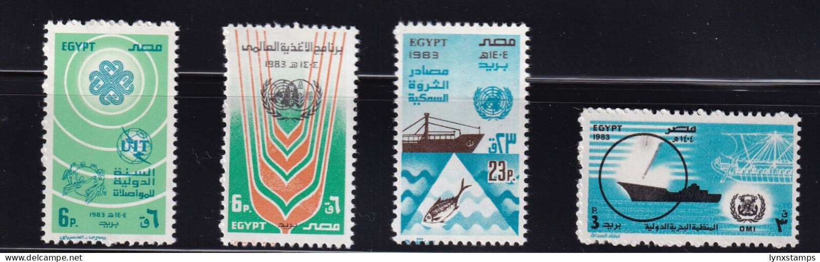 LI06 Egypt 1983 United Nations Day Mint Stamps Full Set - Unused Stamps