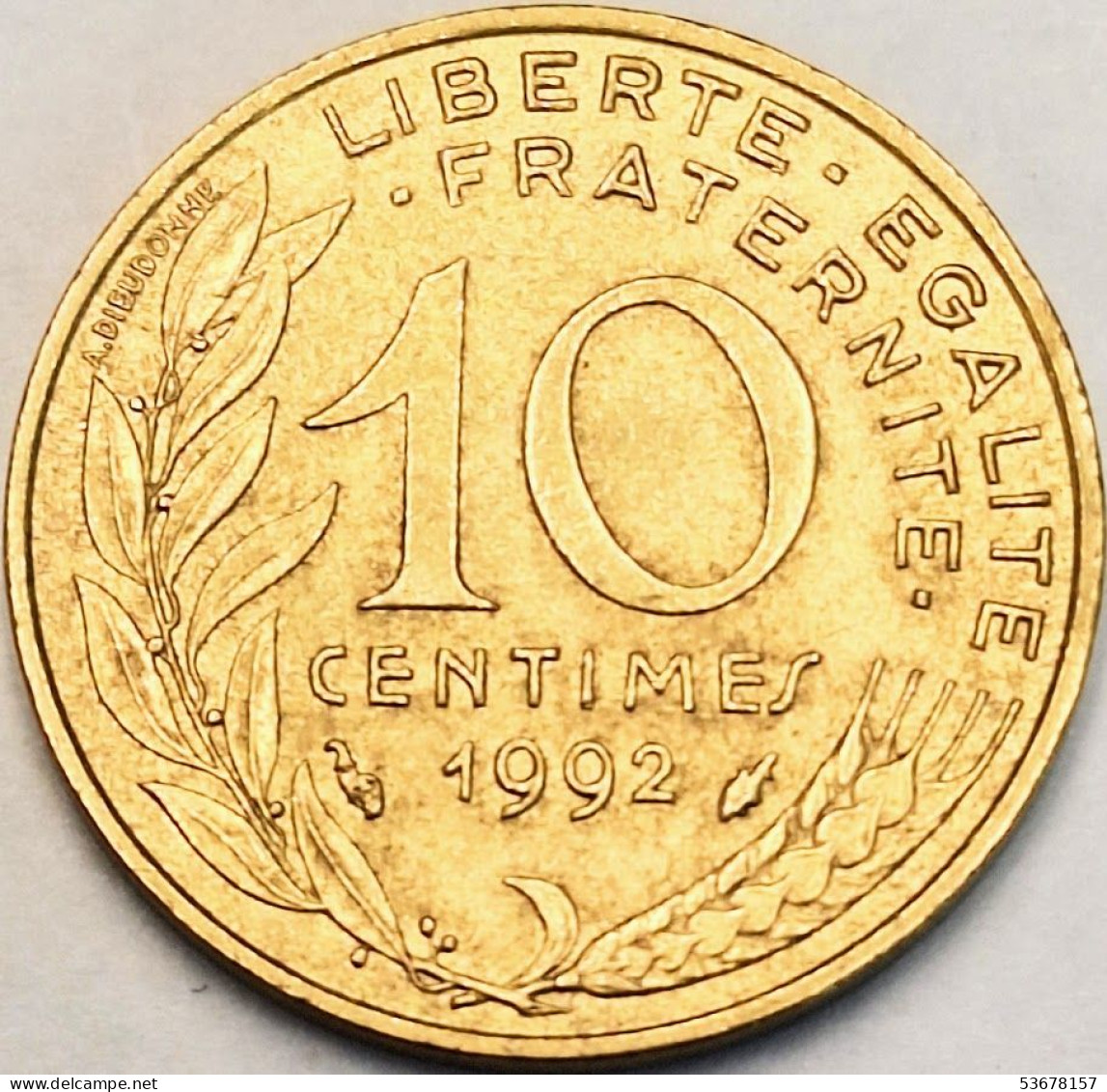 France - 10 Centimes 1992, KM# 929 (#4242) - 10 Centimes