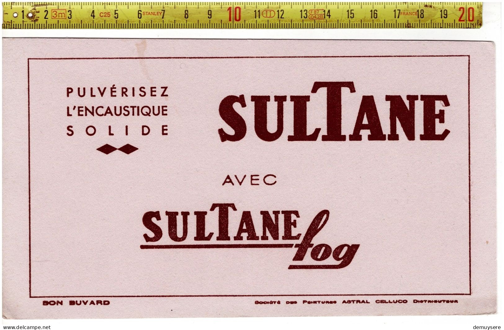 SOLDE 2013 - BUVARD - SULTANE AVEC SULTANE FOG - Autres & Non Classés