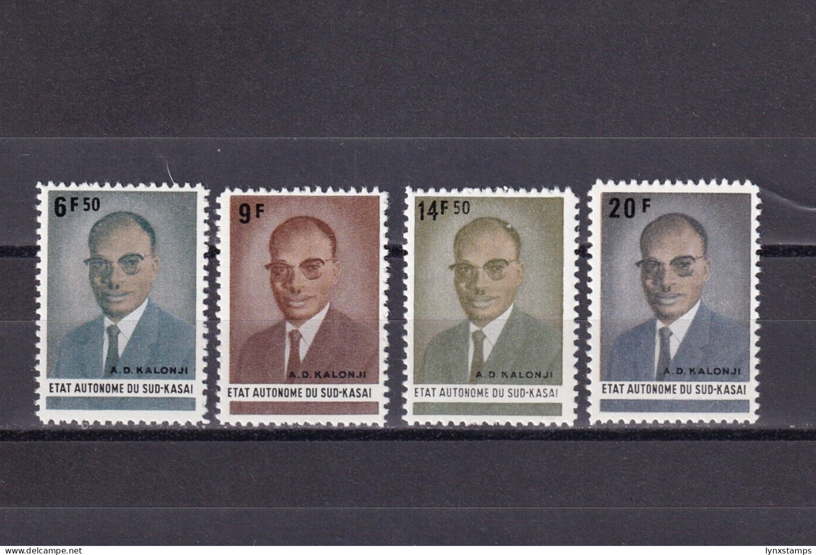 SA06c South Kasai 1961 Albert D. Kalonji Mint Stamps - South-Kasaï
