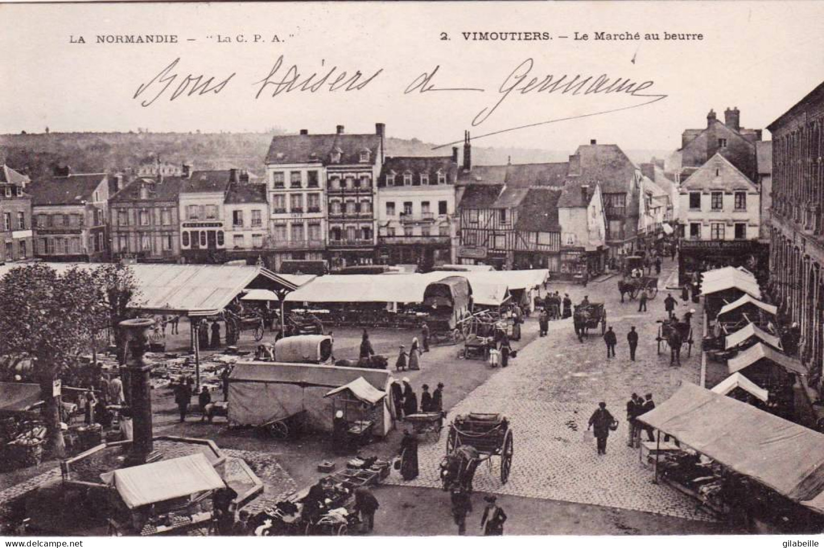 61 - Orne -  VIMOUTIERS - Le Marché Au Beurre - Vimoutiers
