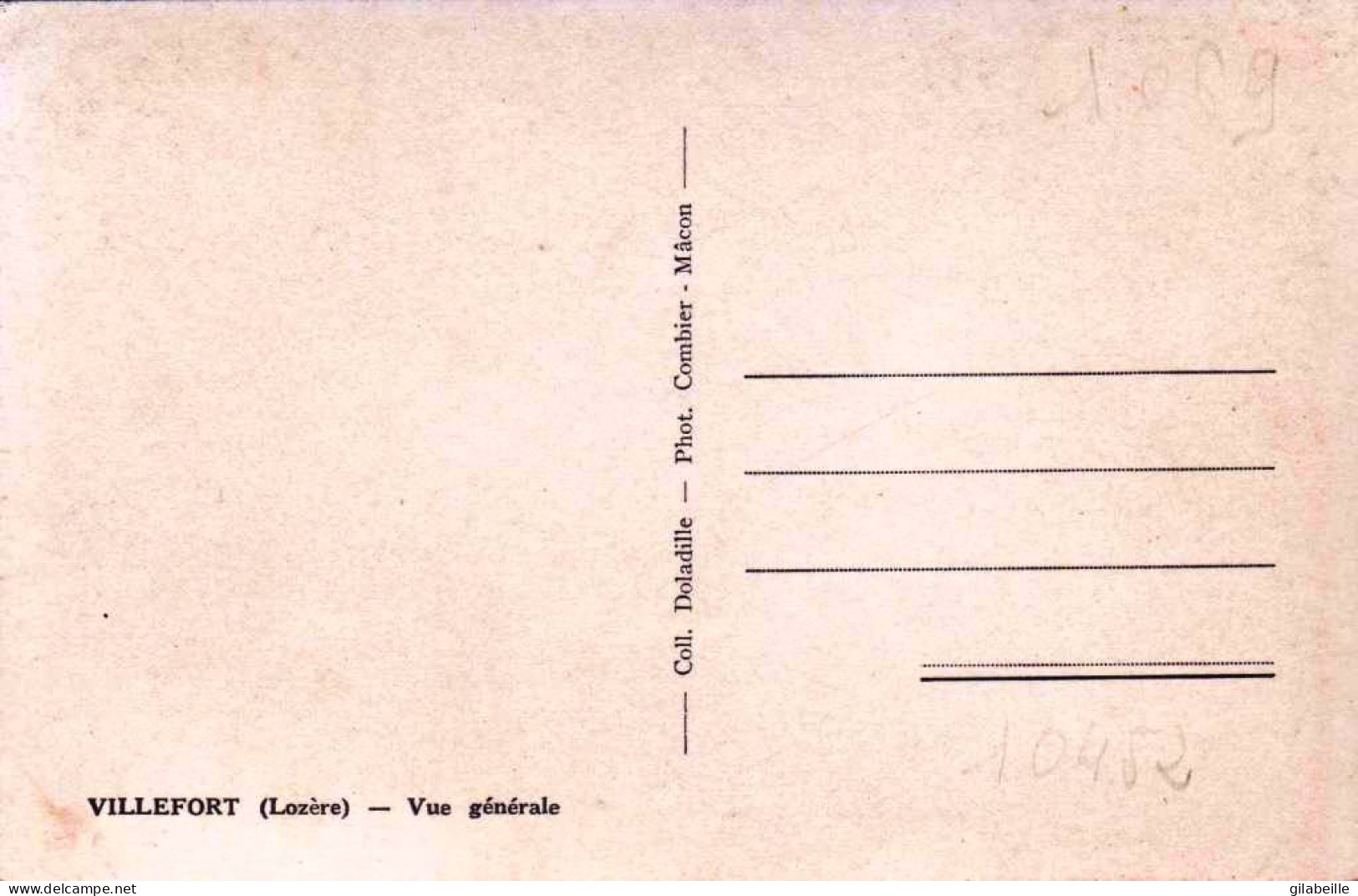 48 - Lozere -  VILLEFORT - Vue Generale -  Carte Glacée - Villefort