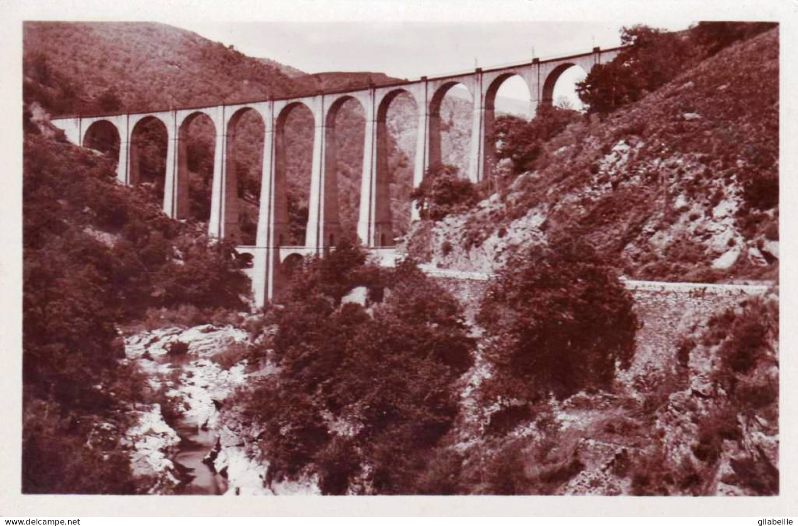 48 - Lozere -  VILLEFORT - Le Viaduc De L Altier - Carte Glacée - Villefort