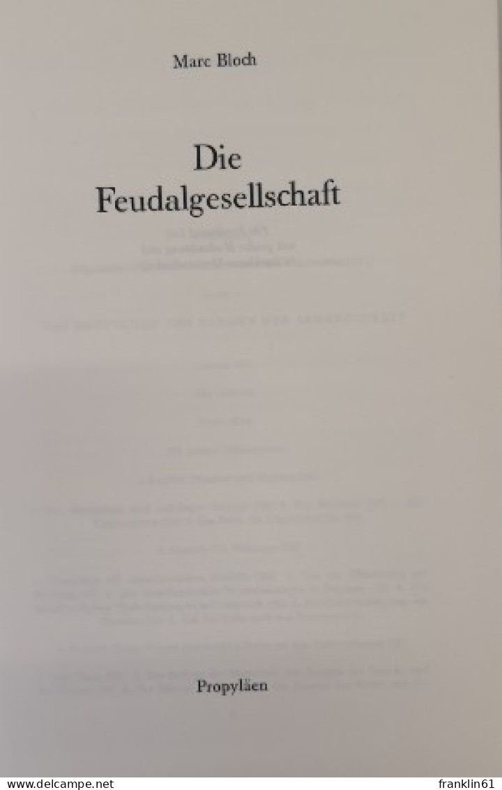 Die Feudalgesellschaft. - 4. Neuzeit (1789-1914)