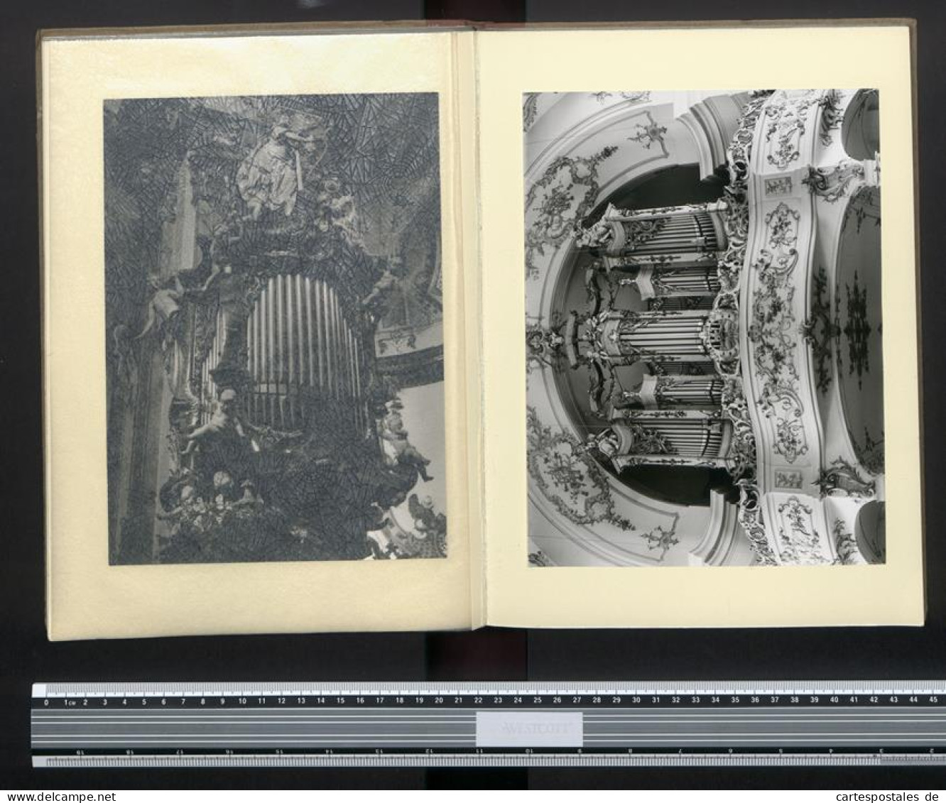 2 Fotoalben Mit 92 Fotografien, Ansicht Dürnstein, Stiftskirche, Orgel, Fresko, Altar, Ottobeuren, Benediktinerabtei  - Albums & Collections