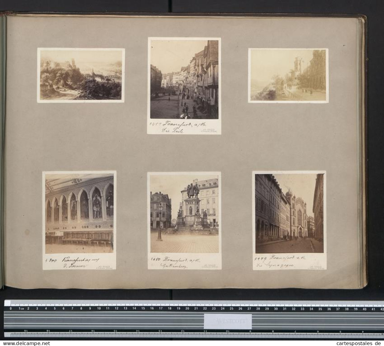 Fotoalbum mit 57 Fotografien, Alexandra v. Sachsen-Altenburg, Frankfurt / Main mit Synagoge, Danzig, Bad Reichenhall 