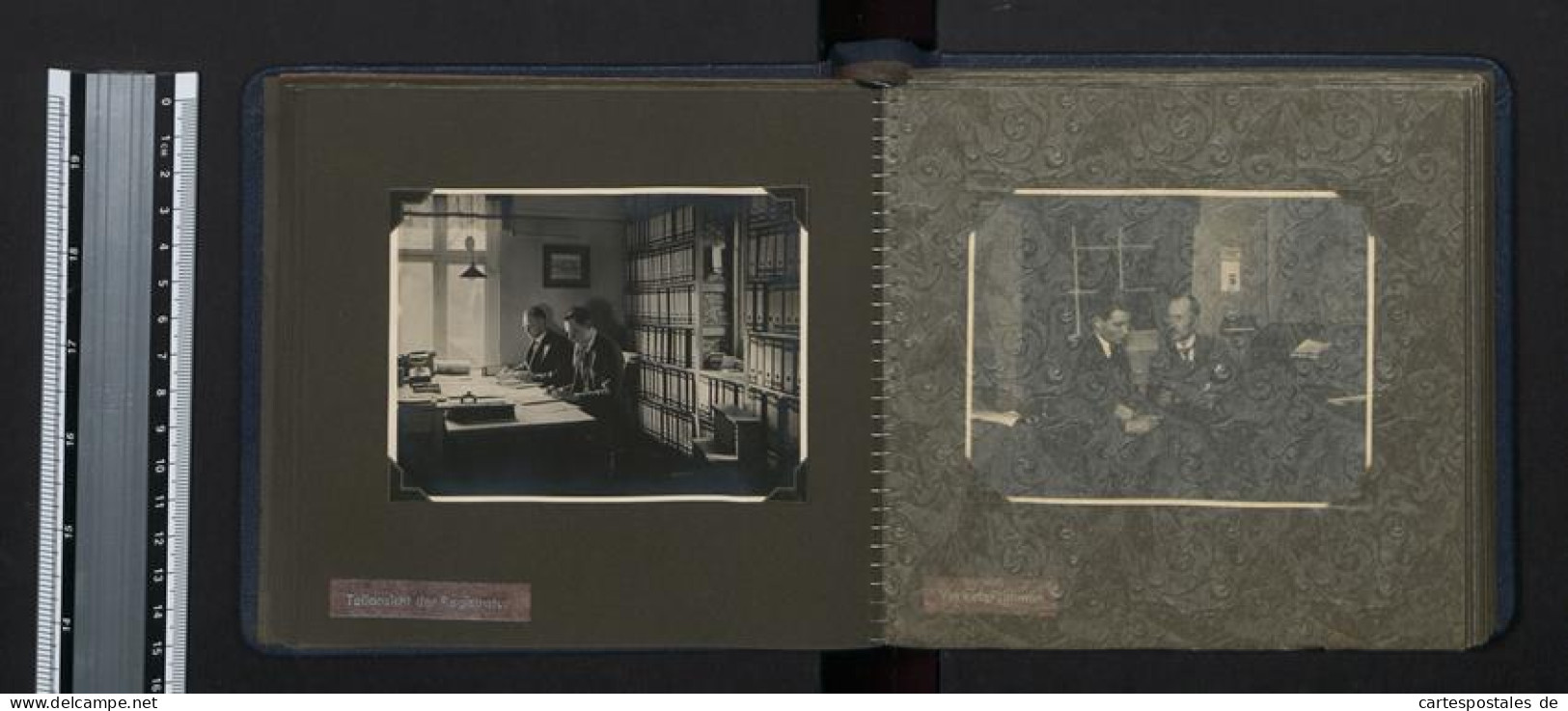 Fotoalbum mit 46 Fotografien, Ansicht Flensburg, 70 Jahre Firma C. M. Hansen Nachf. Mineralöl / Tankstelle, 1932 