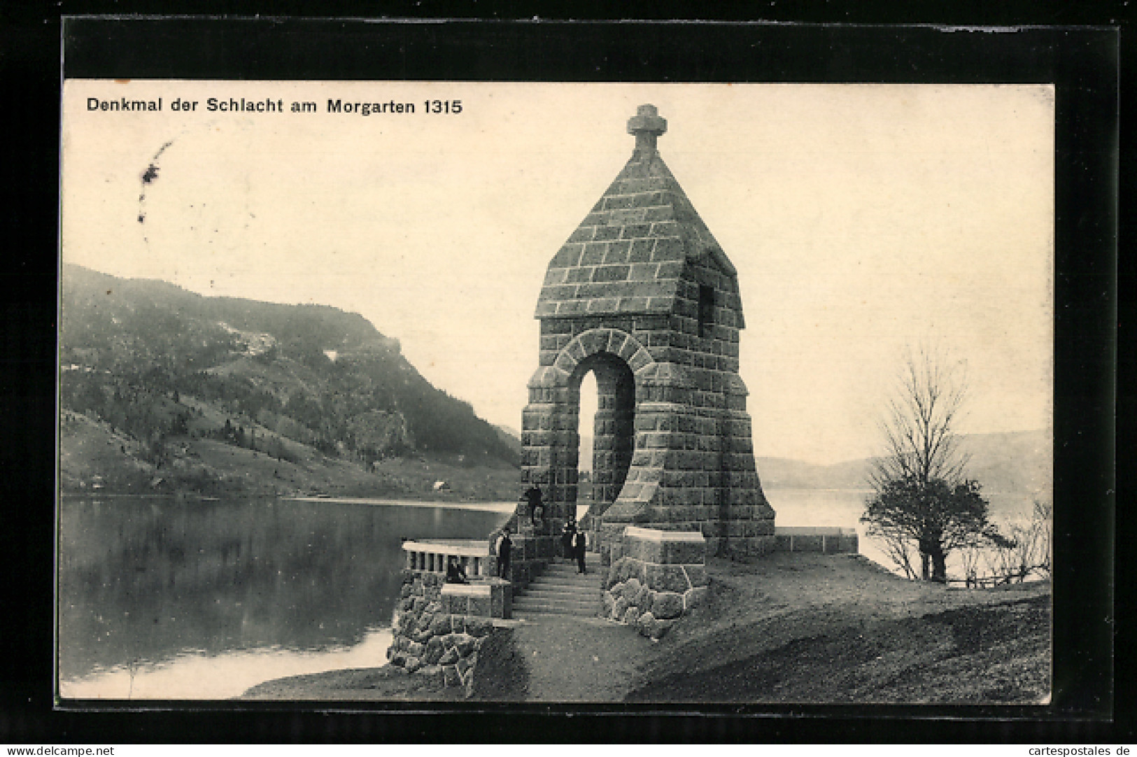 AK Morgarten, Denkmal Der Schlacht Am Morgarten 1315  - Other & Unclassified