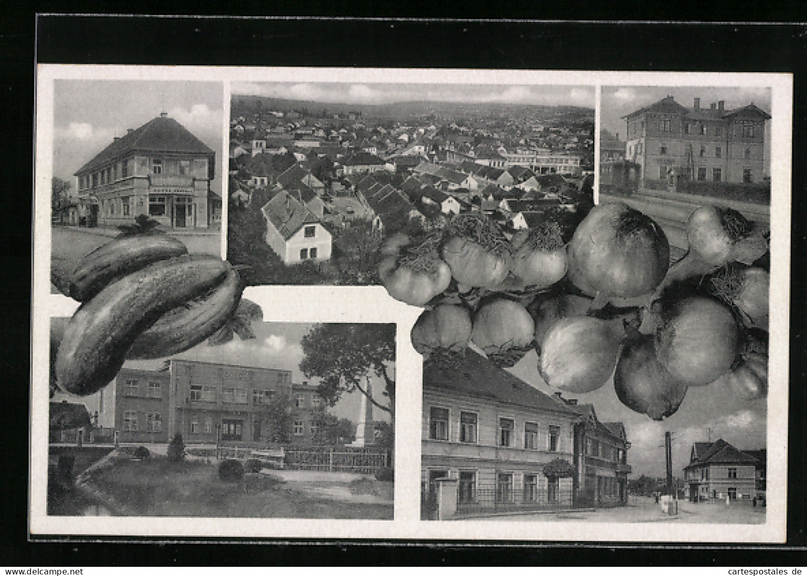 AK Vsetaty, Hotel Central, Sokol, Gurken, Zwiebeln Und Knoblauch  - Tchéquie