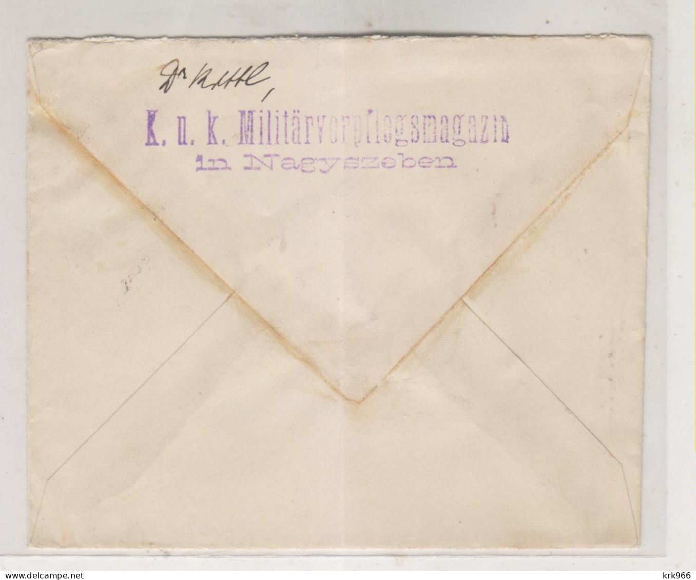 HUNGARY. ROMANIA NAGYSZEBEN SIBIU 1915 Nice Military Cover - Lettres & Documents