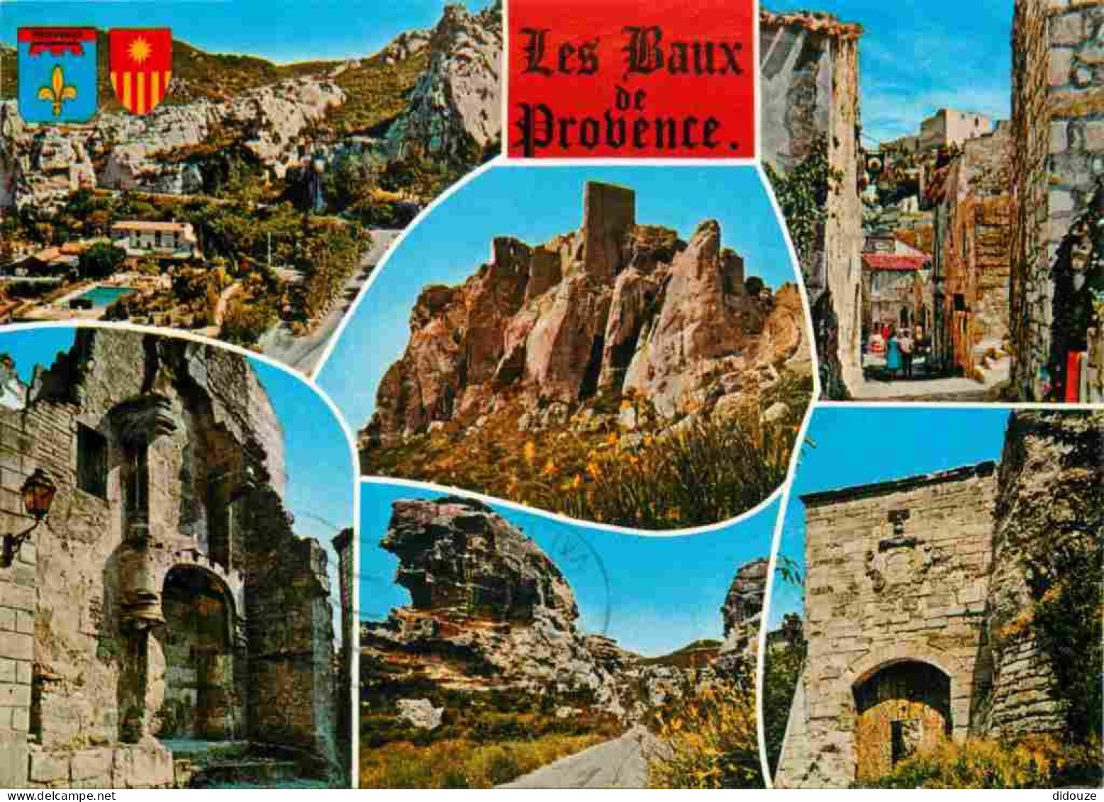 13 - Les Baux De Provence - Multivues - CPM - Flamme Postale - Voir Scans Recto-Verso - Les-Baux-de-Provence