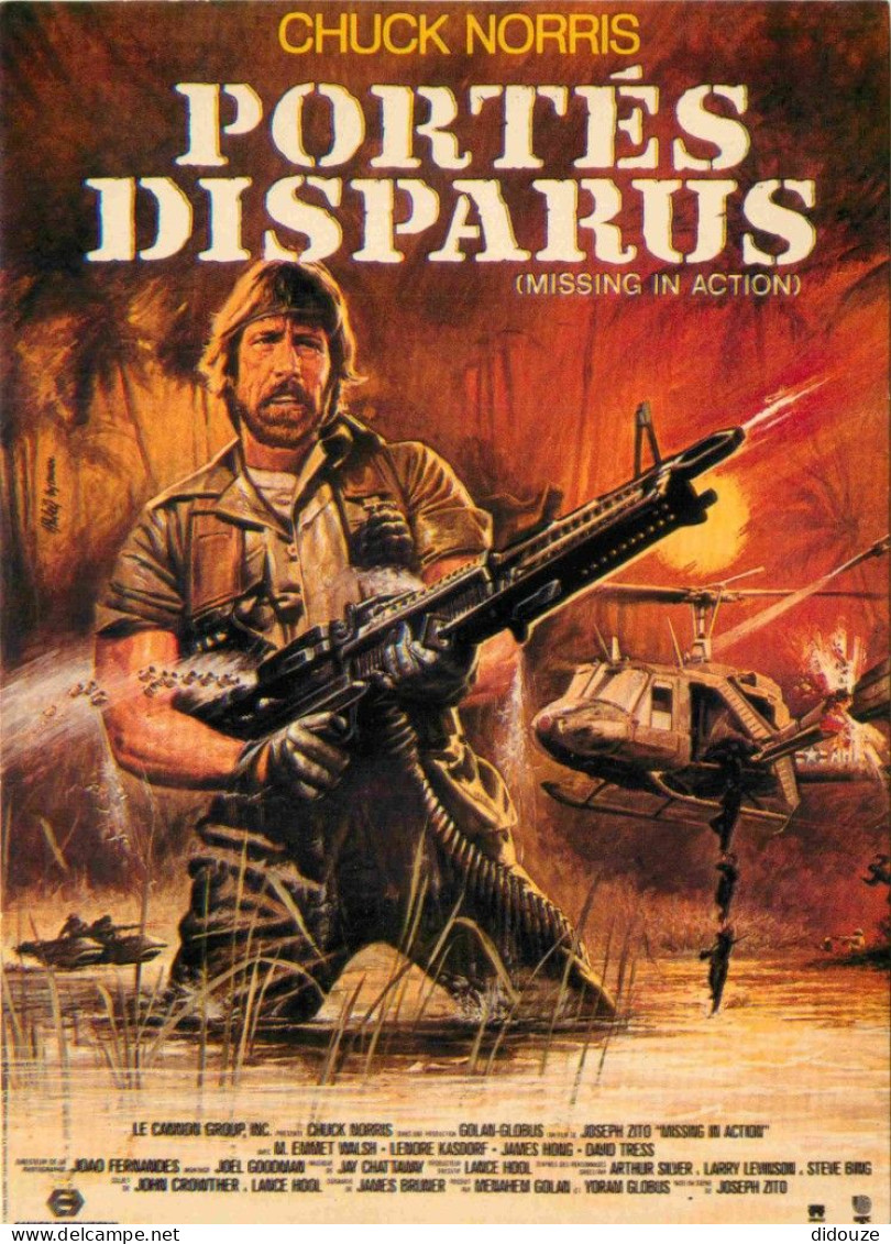 Cinema - Affiche De Film - Portés Disparus - Chuck Norris - CPM - Voir Scans Recto-Verso - Plakate Auf Karten