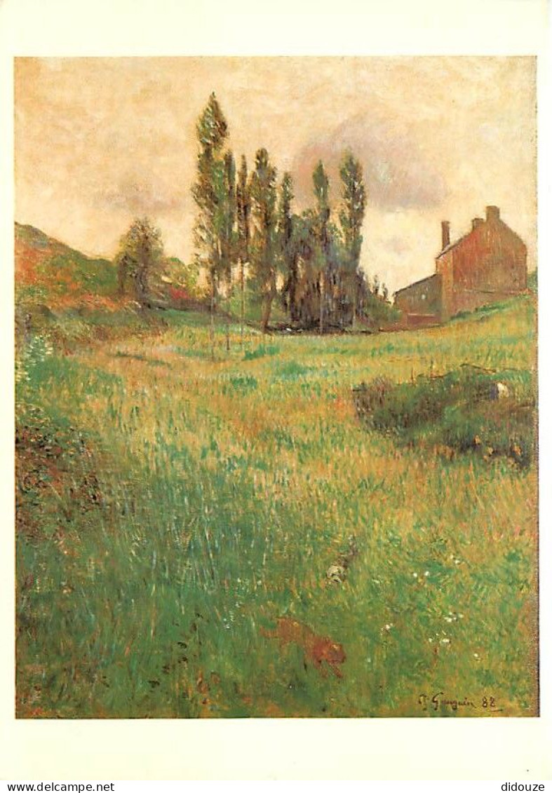 Art - Peinture - Paul Gauguin - La Course De Chiens  1888 - CPM - Voir Scans Recto-Verso - Pittura & Quadri