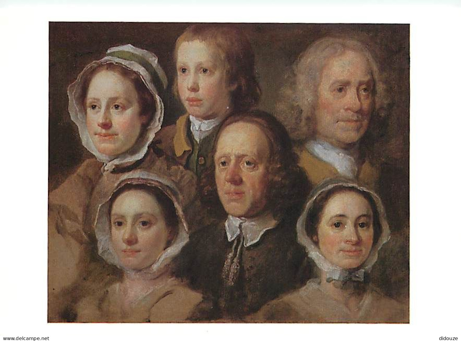 Art - Peinture - William Hogarth - Heads Of Six Of Hogarth's Servants - Carte Neuve - CPM - Voir Scans Recto-Verso - Pittura & Quadri