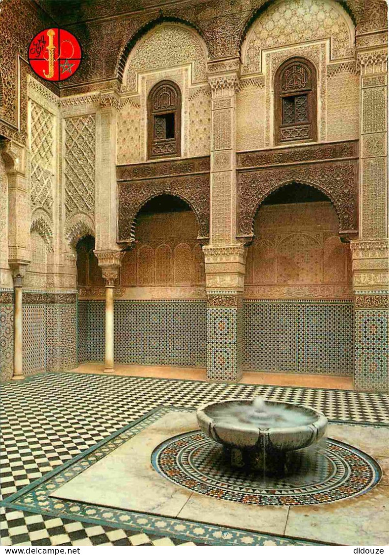 Maroc - Fez - Fès - Medersa Attarine - Art Mérinide - CPM - Carte Neuve - Voir Scans Recto-Verso - Fez