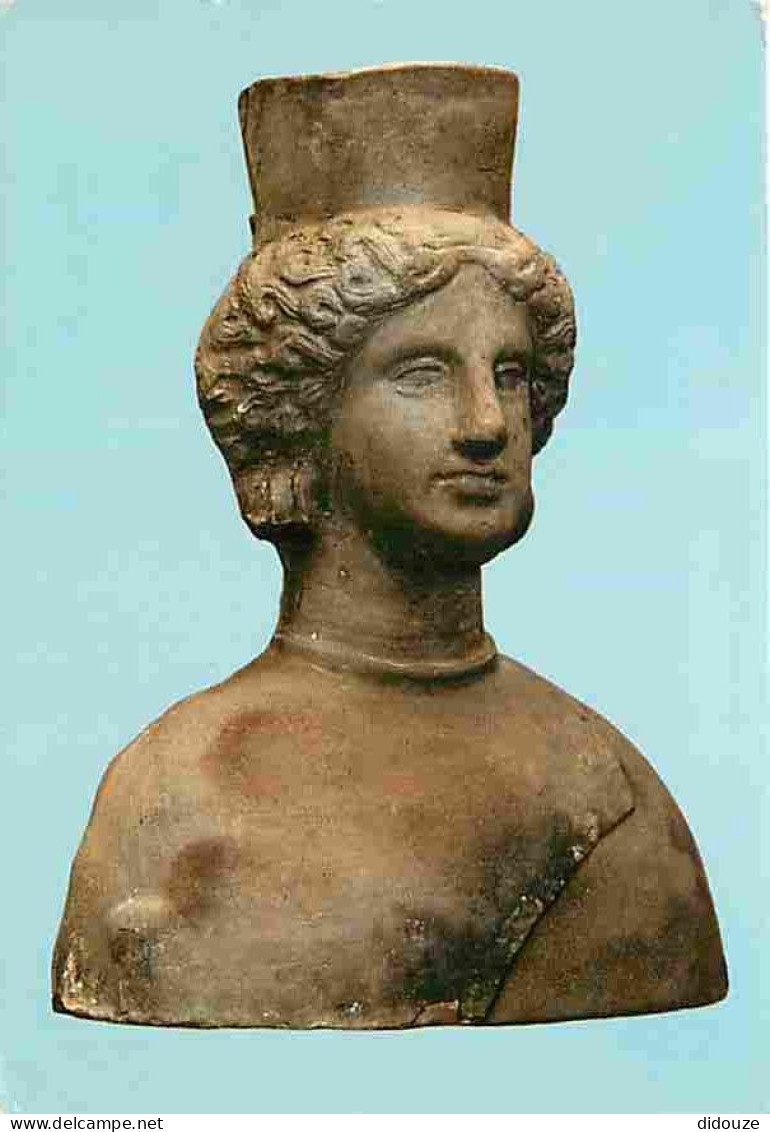 Art - Antiquités - Agrigento - Museo Nazionale - Busto Littile Di Divinita Ctoria Con Polos - CPM - Voir Scans Recto-Ver - Ancient World