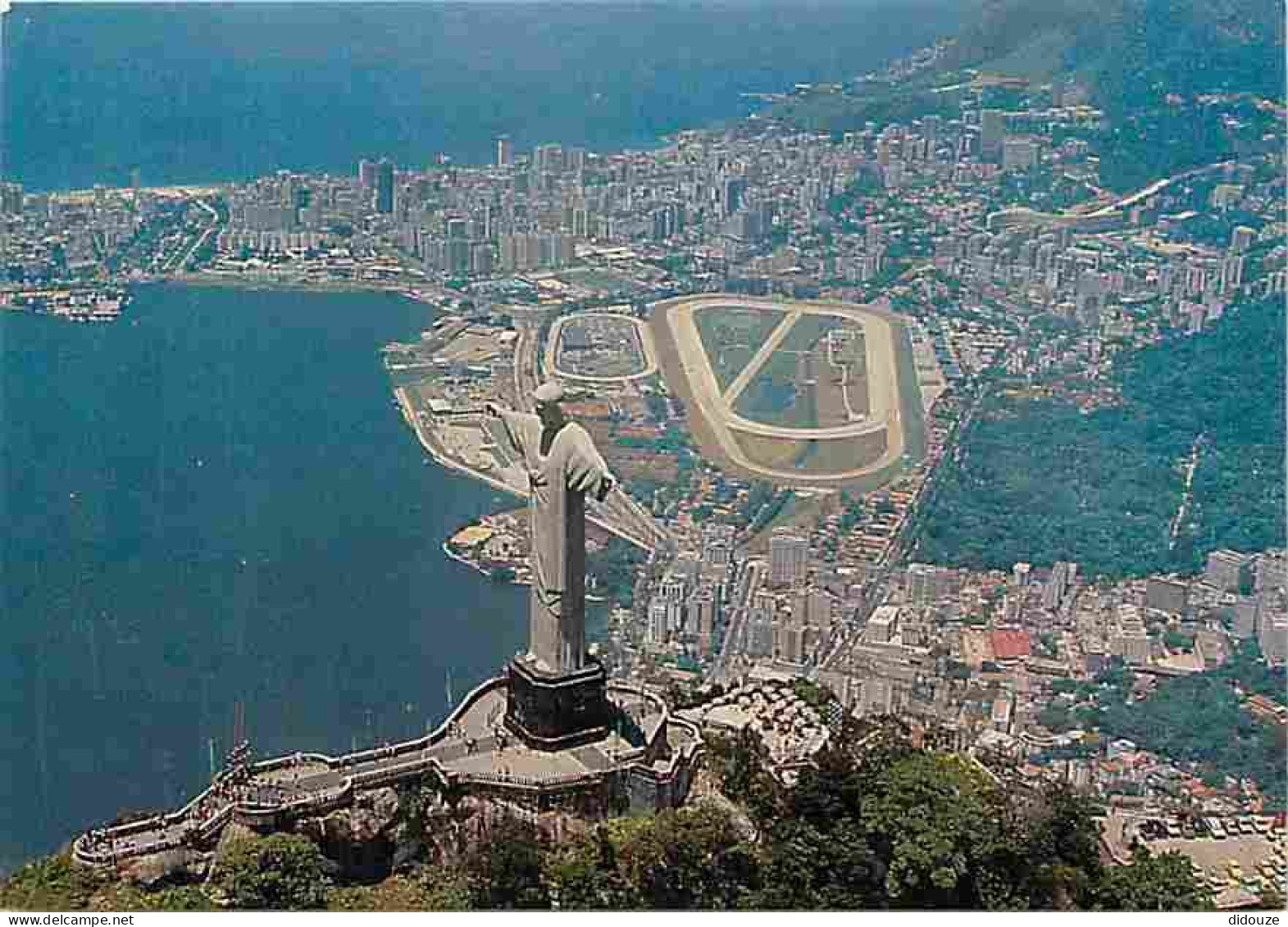 Brésil - Rio De Janeiro - Vista Aérea Do Corcovado - Aerial View Of Corcovado - Carte Neuve - CPM - Voir Scans Recto-Ver - Rio De Janeiro