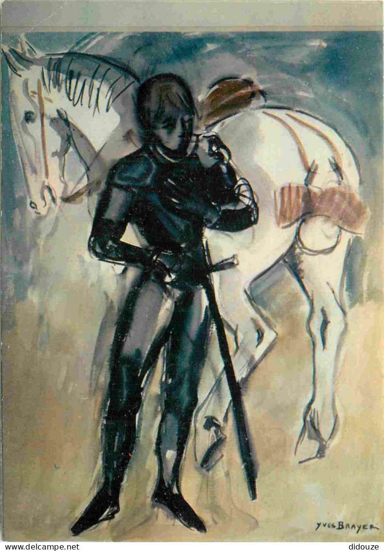 18 - Culan - Intérieur Du Château - Jeanne D'Arc Par Yves Brayer - Art Peinture Histoire - CPM - Etat Pli Visible - Voir - Culan