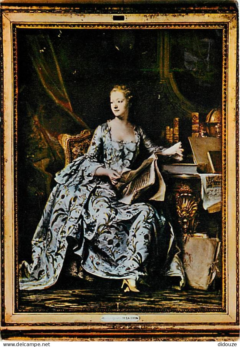 19 - Pompadour - La Marquise De Pompadour Par La Tour (Musée Du Louvre) - Art Peinture - CPM - Voir Scans Recto-Verso - Arnac Pompadour