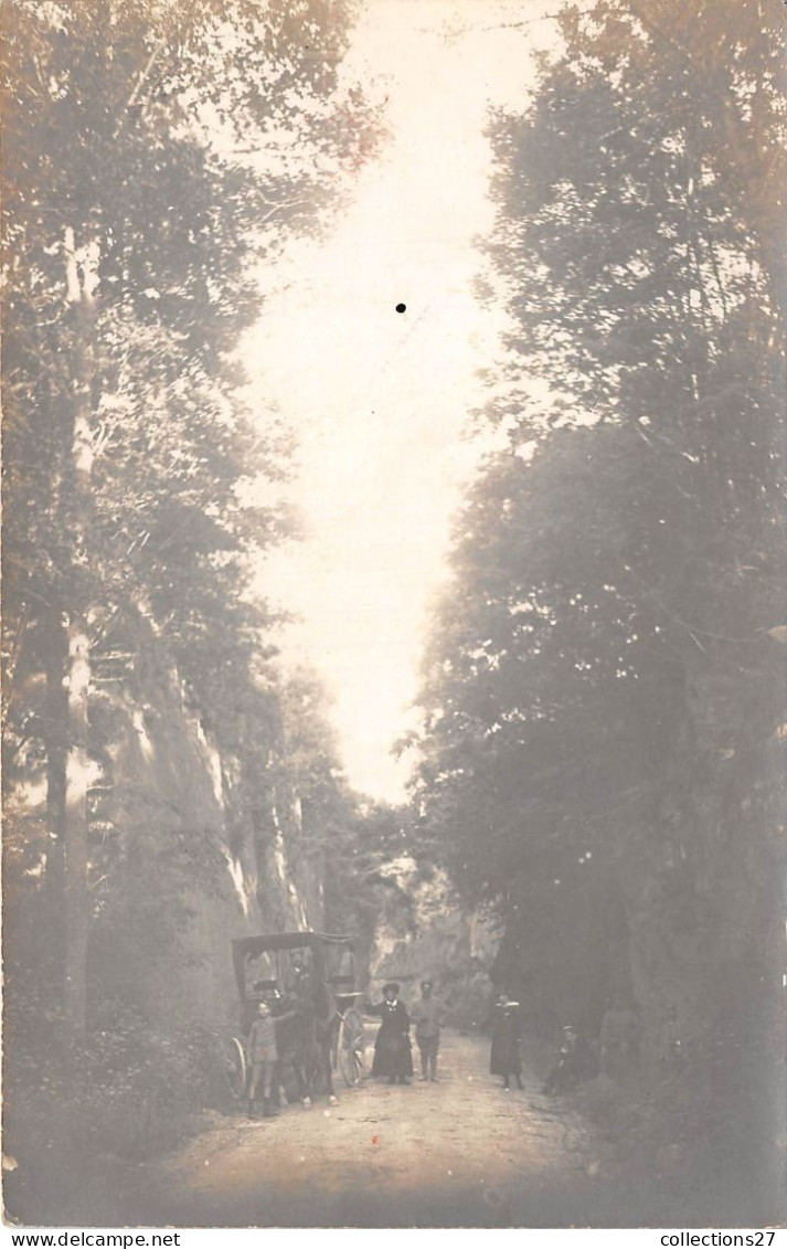 89-APPOIGNY- 3 CARTES-PHOTO- SUR LE CHEMIN ATTELAGE - Appoigny