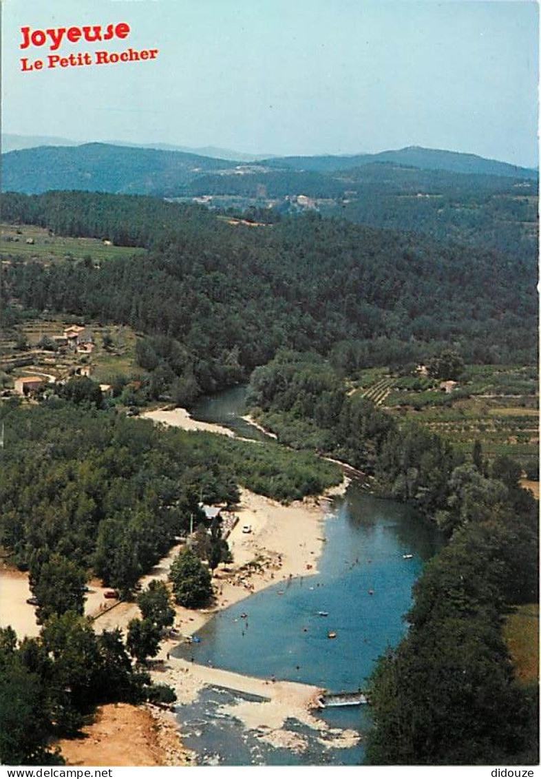 07 - Joyeuse - Le Petit Rocher - Vue Aérienne - CPM - Carte Neuve - Voir Scans Recto-Verso - Joyeuse