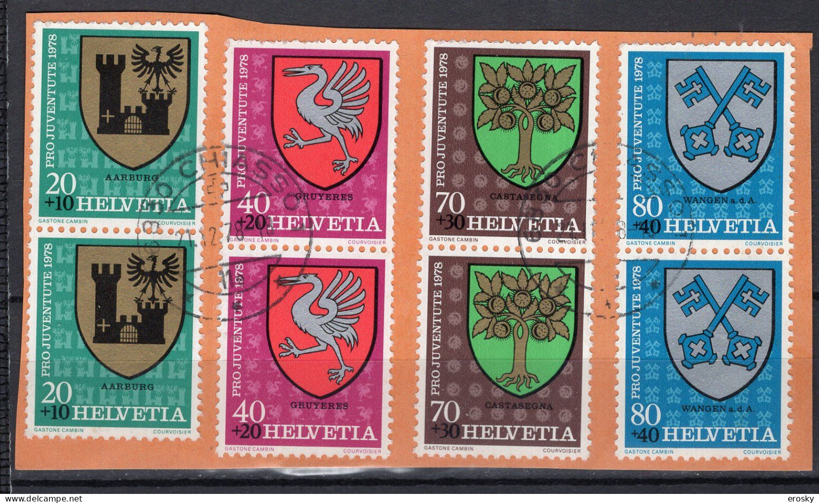 T3036 - SUISSE SWITZERLAND Yv N°1072/75 Pro Juventute - Used Stamps