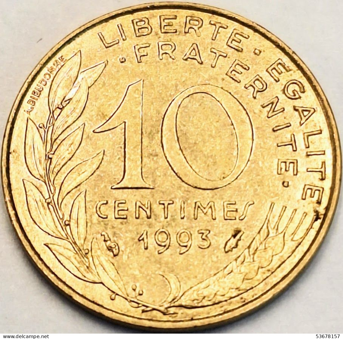 France - 10 Centimes 1993, KM# 929 (#4243) - 10 Centimes