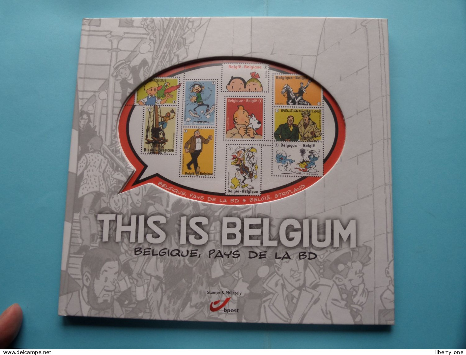 This Is BELGIUM ( N° 10 ) Belgique, Pays De La BD > 2003-2012 >>> Zonder / SANS Timbres / Ex Vide / Leeg Album ! - Filatelia E Historia De Correos
