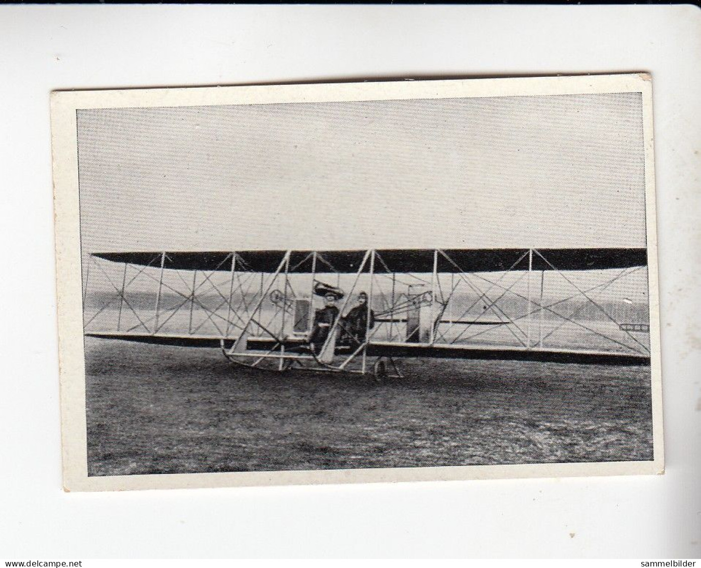 Mit Trumpf Durch Alle Welt Flugzeuge Doppeldecker Der Brüder Wright   A Serie 5 #1 Von 1933 - Autres Marques