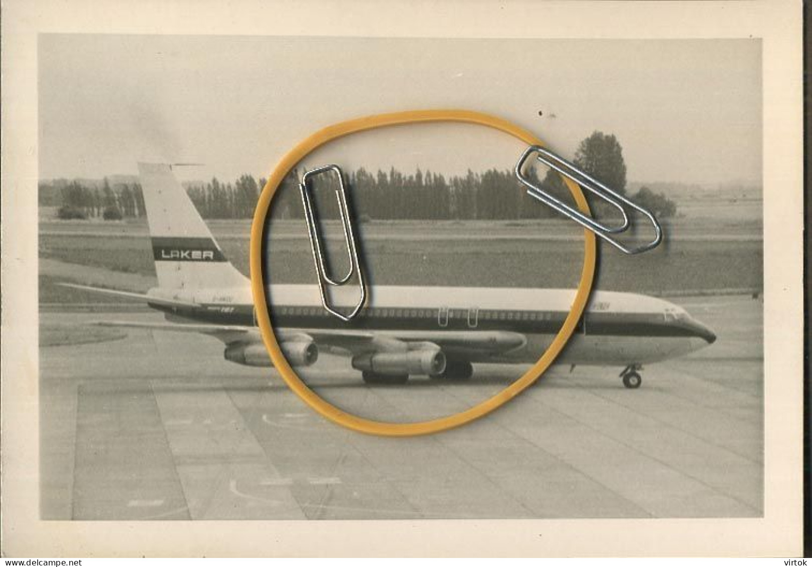 BOEING 707-138B   LAKER   (  12.5 X 9 Cm )   See Scans - Aviation
