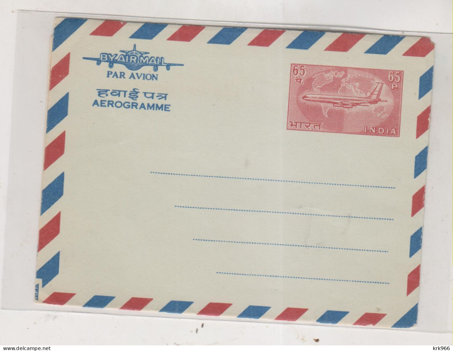 INDIA, Airmail Postal Stationery Unused - Airmail