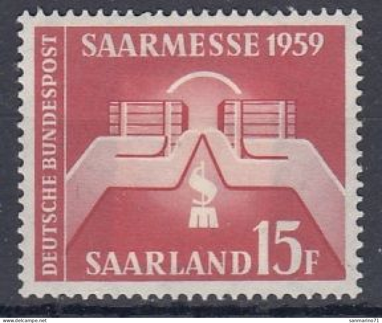 GERMANY Saar 447,unused (**) - Neufs