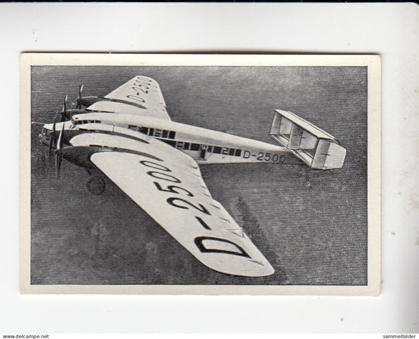 Mit Trumpf Durch Alle Welt Flugzeuge Junkers D 2500 Vom Typ G 38    A Serie 5 #6 Von 1933 - Autres Marques