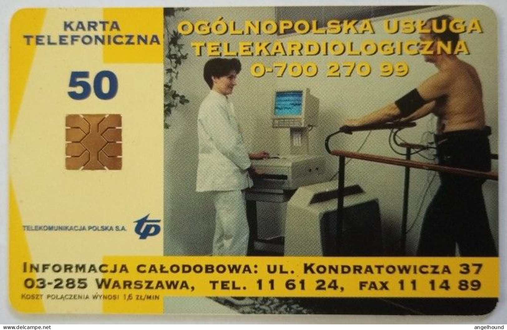 Poland 50 Units Chip Card - Usluga Telecardiologiczna - Pologne