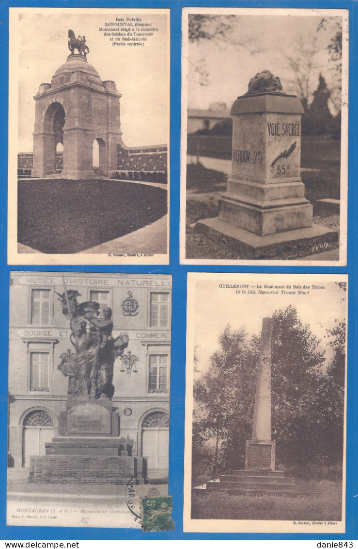 Lot De 60 CP Militaria Majorité CPA - Ruines, Monuments, Forts, Cimetières - Quelques Animations - Toutes  Scannées (1) - 5 - 99 Postkaarten