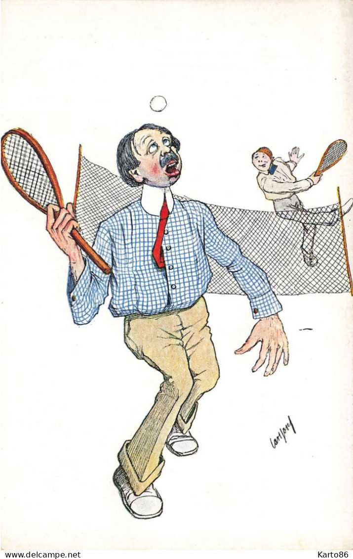 Tennis * CPA Illustrateur * Art Nouveau Jugendstil * Sport Sports - Tennis