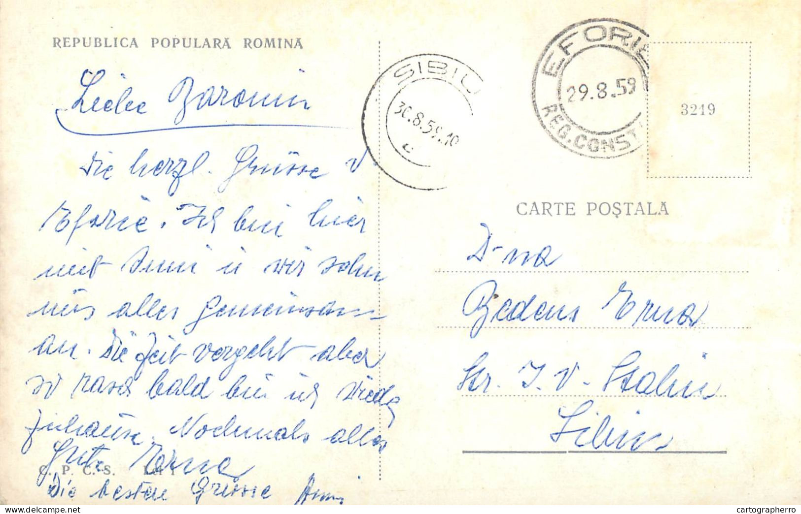 Postcard Romania Eforie - Romania