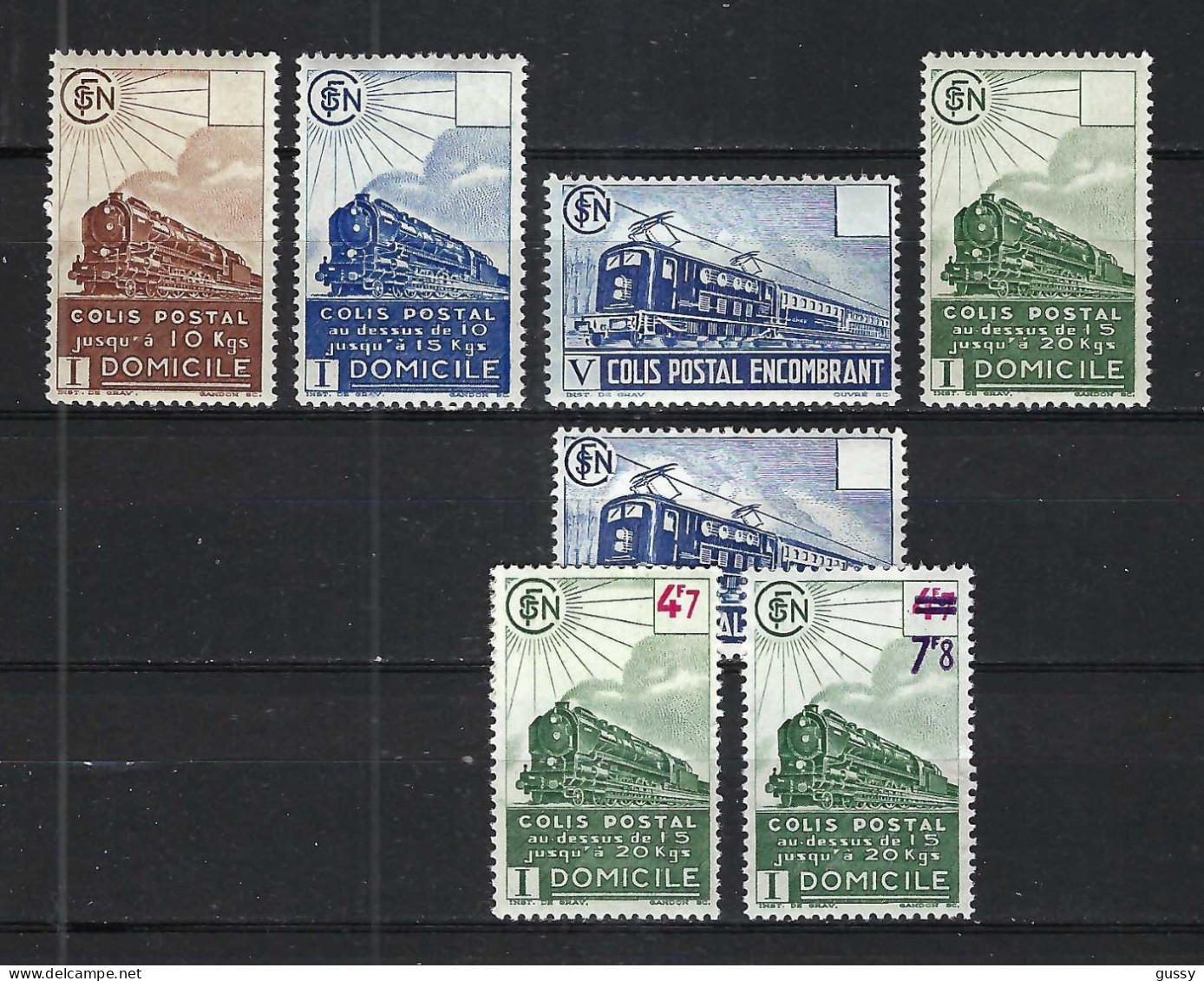 FRANCE Colis Postaux Ca.1944-45: Lot De Neufs** - Neufs