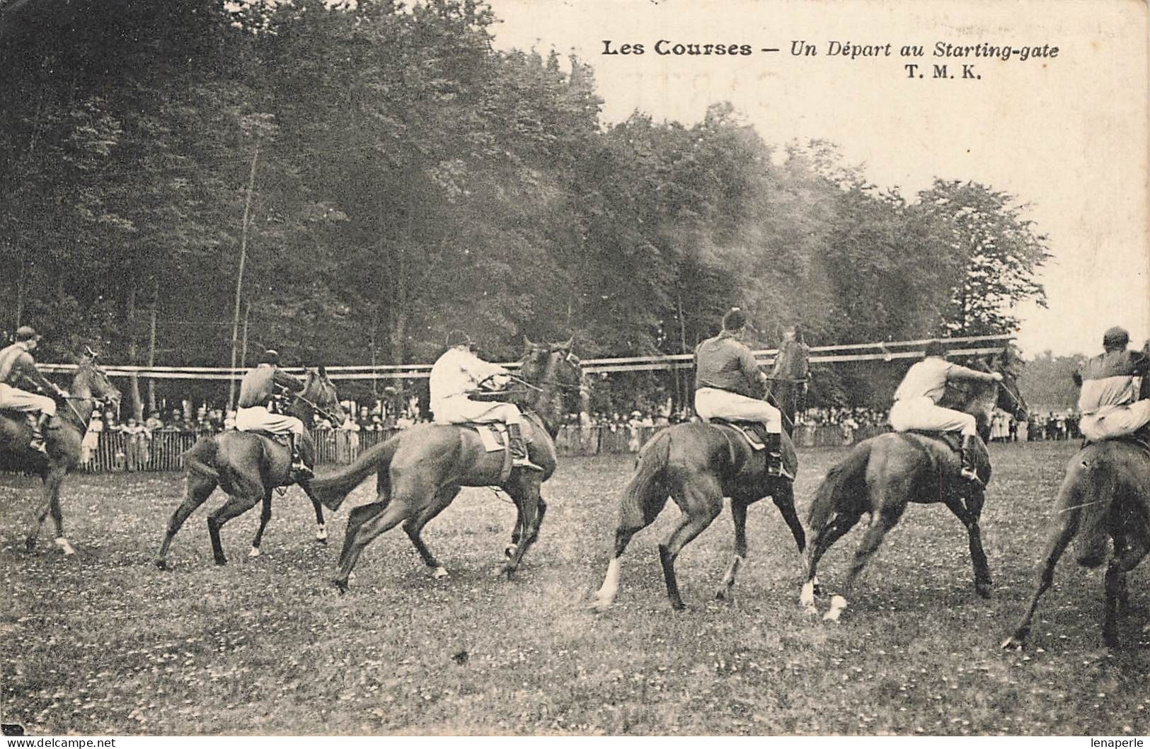 D6629 Les Courses Un Départ Au Starking Gâte - Horse Show