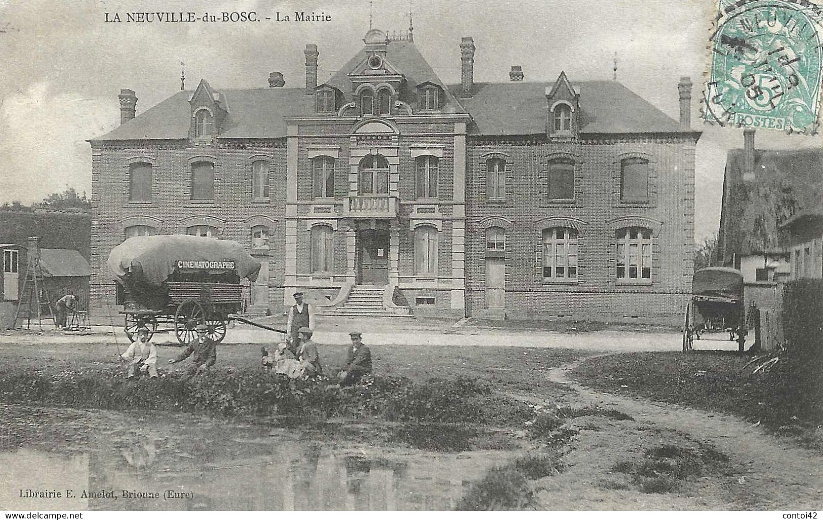 27 LA NEUVILLE DU BOSC CINEMATOGRAPHE MAIRIE METIER CINEMA EURE - Fotografie