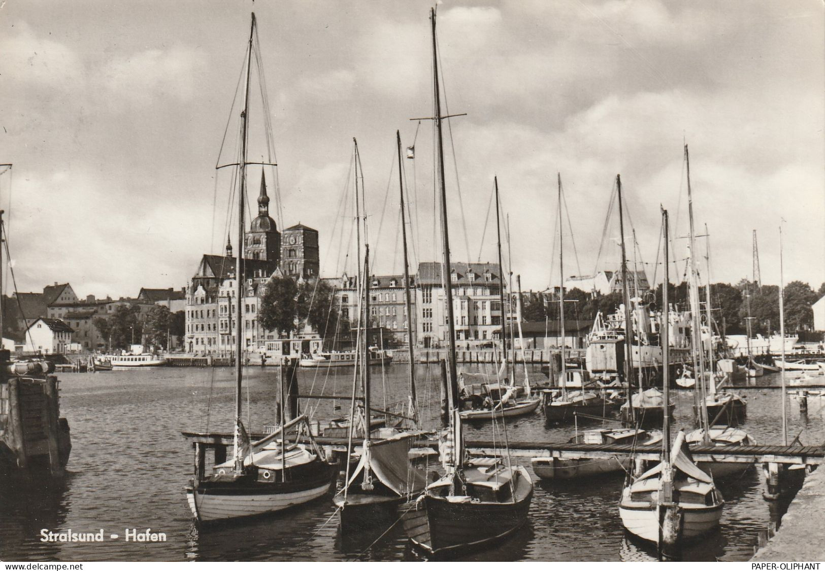 0-2300 STRALSUND, Hafen, 1967 - Stralsund