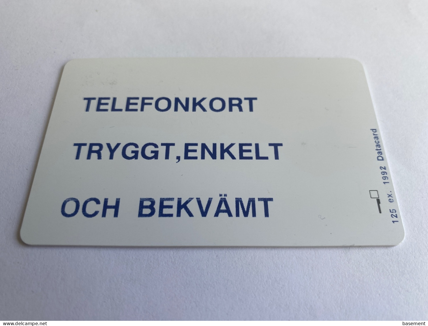 - 1 - Sweden Televerket Region Väst Offentlig Telecom - Suède